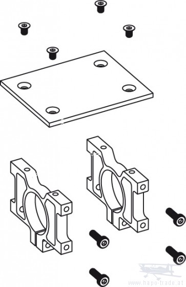 Blade 360 CFX: Heckauslegerklampe BLH4723 Blade