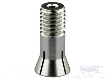 Klemmkonus / Welle 3,17mm für Klappspinner Ø40mm Yuki