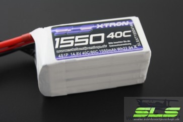 SLS XTRON 1550mAh 4S1P 14,8V 40C/80C (SLSXT15504140) SLS