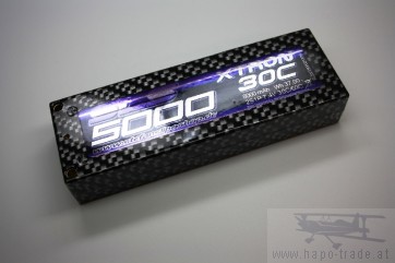 SLS XTRON 5000mAh 2S1P 7,4V 30C/60C Hardcase Steckkontakte (SLSXT50002130HK) SLS