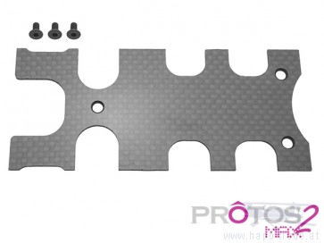 Protos Max V2 - Carbon cover Frame rear plate MSH71016# MSH