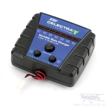 120 SR Celectra 1S 3.7 Variable Rate DC Li-Po Charger EFLC1006 Eflite
