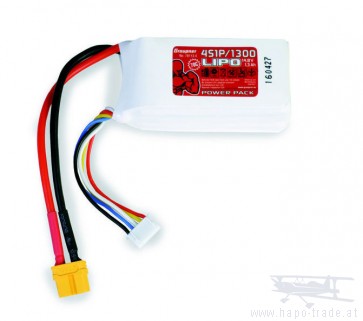 Lipo Akku Graupner Power Pack LiPo 1300mAh 4S1P 14,8V 70C