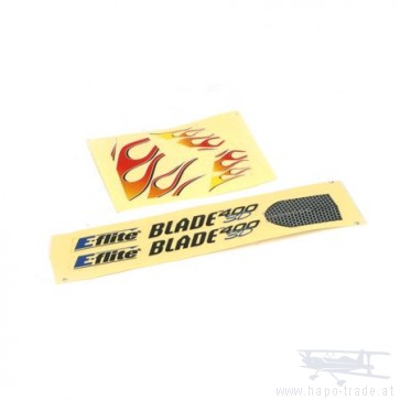 Blade 400 Dekorbogen Flammen - EFLH1484  Eflite