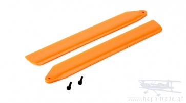 Blade 130X: Hi-Performance Hauptrotorblätter Set Orange BLH3716OR Blade