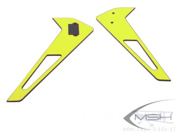Protos 380 - Vertical fin sticker - Yellow