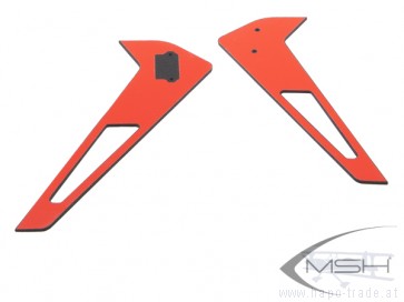 Protos 380 - Vertical fin sticker - Red