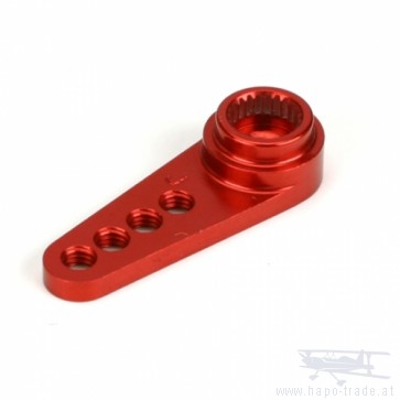 Alu Hebel 1-fach 28mm rot mit M3 Gewinde Dynamite