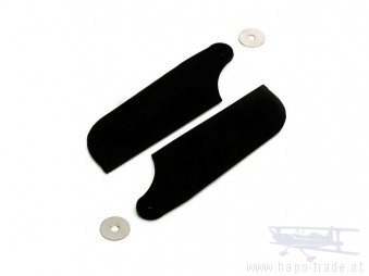 Blade 450 Tail Rotor Blade Set schwarz: B450 BLH1671B Blade