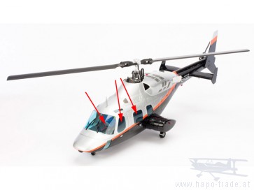 Blade 500 3D Bell 222  Scheibensatz BLH1890 Blade