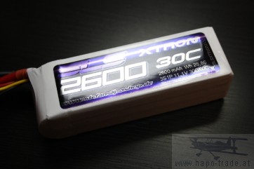 SLS XTRON 2600mAh 3S1P 11,1V 30C/60C (SLSXT26003130) SLS