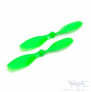 Blade Nano QX: Rotorblätter Grün gegen d. Uhrzeigersinn drehend (2) BLH7621G Blade