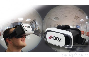 J-Box VR-Brille - 3D Effekt durch zwei Linsen