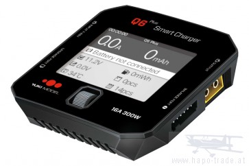 Ladegerät SMART CHARGER Q6 Plus ohne Netzteil mit max. 300 W Leistung, bis zu 16 A Ladestrom und LC-Farbdisplay