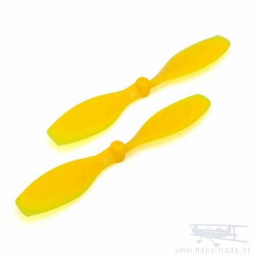 Blade Nano QX:  Rotorblätter Gelb im Uhrzeigersinn drehend (2) BLH7620Y Blade