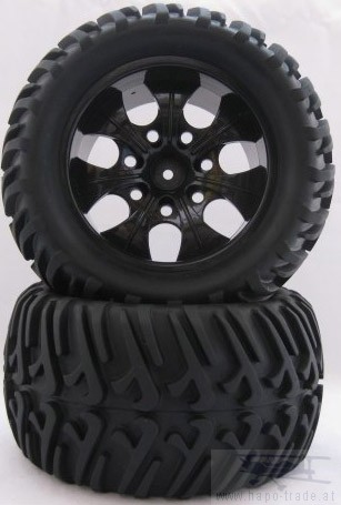 Offroad Räder 1:10 Monstertruck 115mm x 70mm (2x) Monstertronic