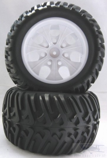 Offroad Räder 1:10 Monstertruck 125mm x 70mm (2x) Monstertronic
