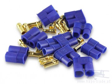 5x Goldkontaktstecker Set 5mm EC5 Yuki