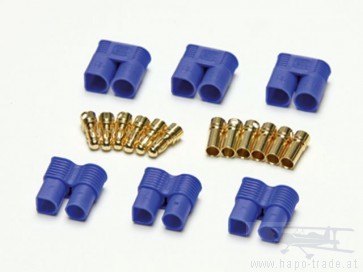 3x Goldkontaktstecker Set 3,5mm EC3 Pichler