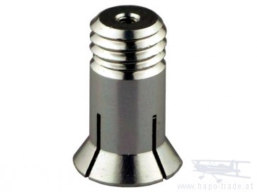 Klemmkonus / Welle 4mm für Klappspinner Ø30mm Yuki