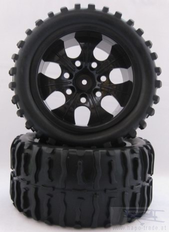 Offroad Räder 1:10 Truggy 115mmx55mm (2x) Monstertronic