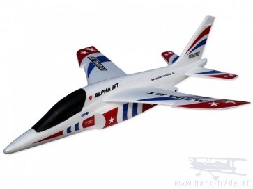 Wurfgleiter Alpha Jet (rot-blau) / 470mm