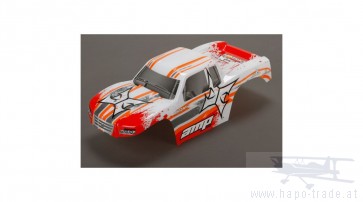 ECX Karosserie weiss /orange 1:10 AMP MT