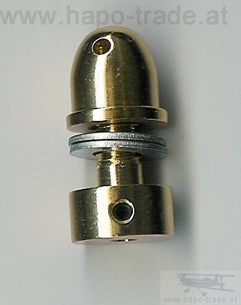 Luftschraubenkupplung mit Spinner 3mm / 6mm hapo trade