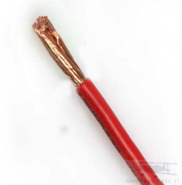 Kabel Silikon rot 1,5qmm Jamara