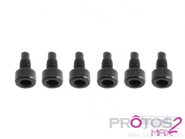Protos Max V2 - M2,5x5 Tail pitch lever customized screw MSH71124# MSH