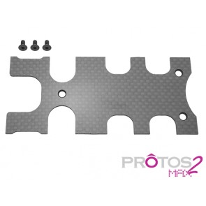 Protos Max V2 - Carbon cover Frame rear plate MSH71016# MSH