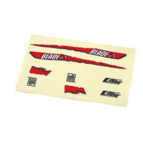 Blade mCX Dekorbogen rot - EFLH2229  Eflite