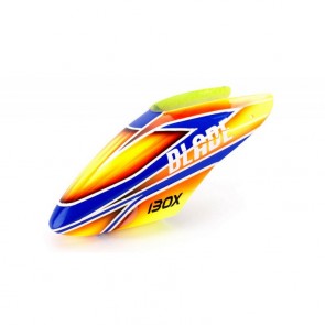 Blade 130X: GFK Haube Orange / Blau Blade