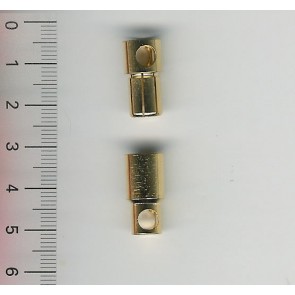 Ein Paar Goldkontaktstecker 8mm EMax