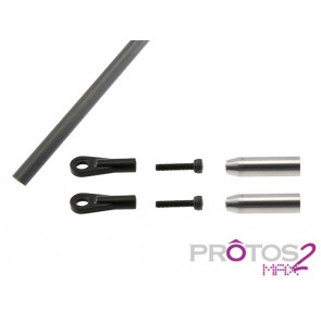 Protos Max V2 - Tail control rod set (800) MSH71088# MSH